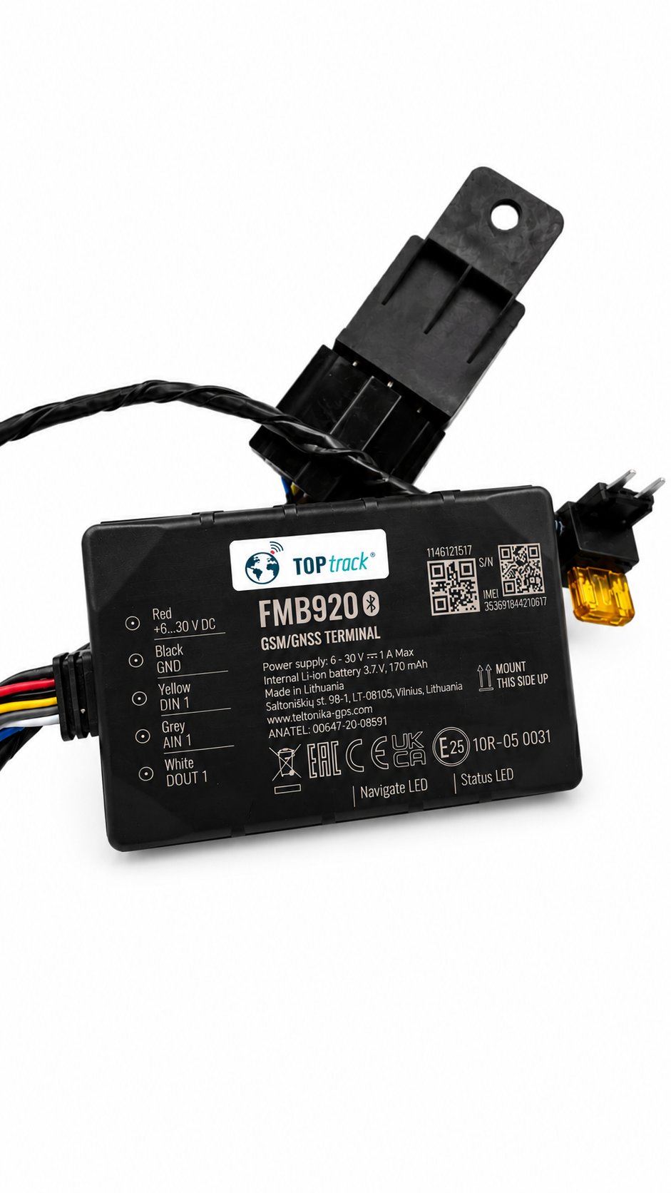 Dispositivo GPS Auto Top Track